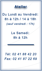 garage peugeot lafayette : horaires atelier
